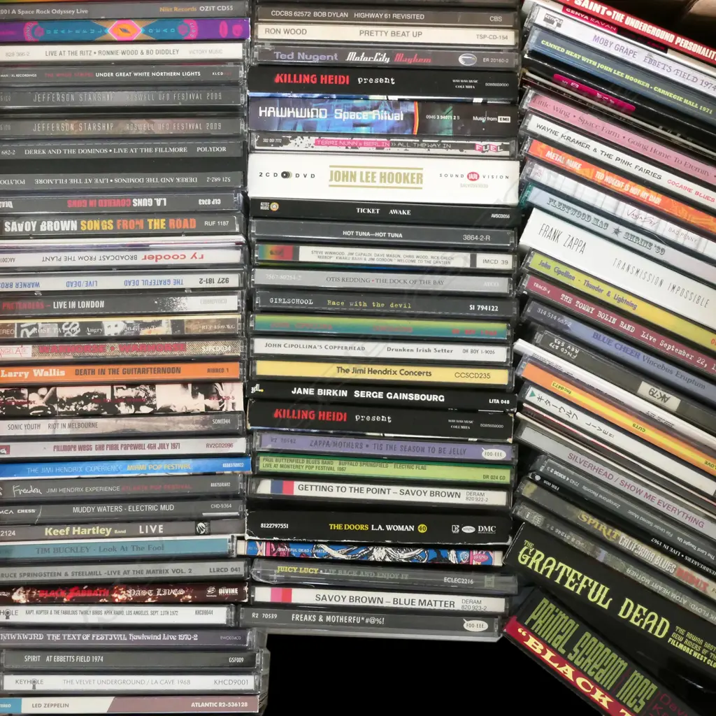 APPROX 80-90 CDS MIXED GENRE MAINLY ROCK Image 1++